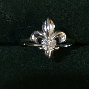 Sterling Silver Fleur de Lis Ring